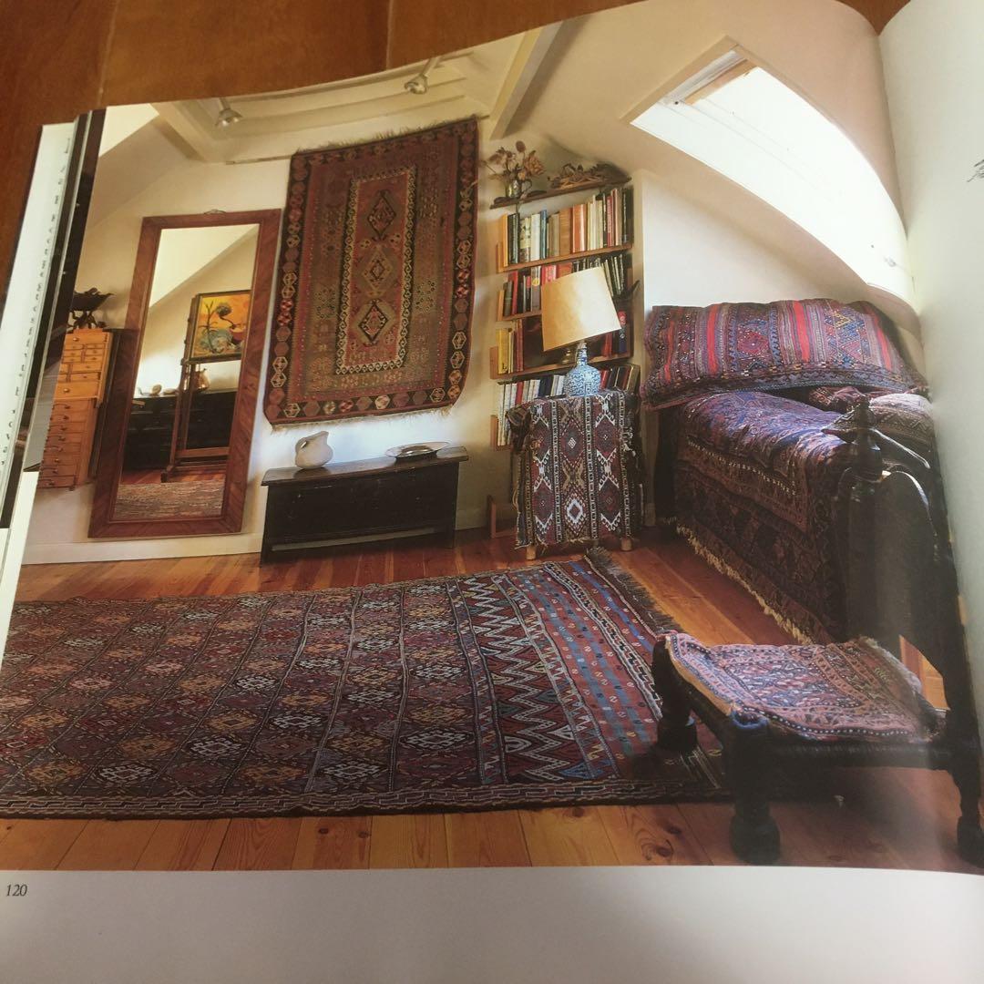 洋書　Living with Kilims ペルシャ絨毯の本
