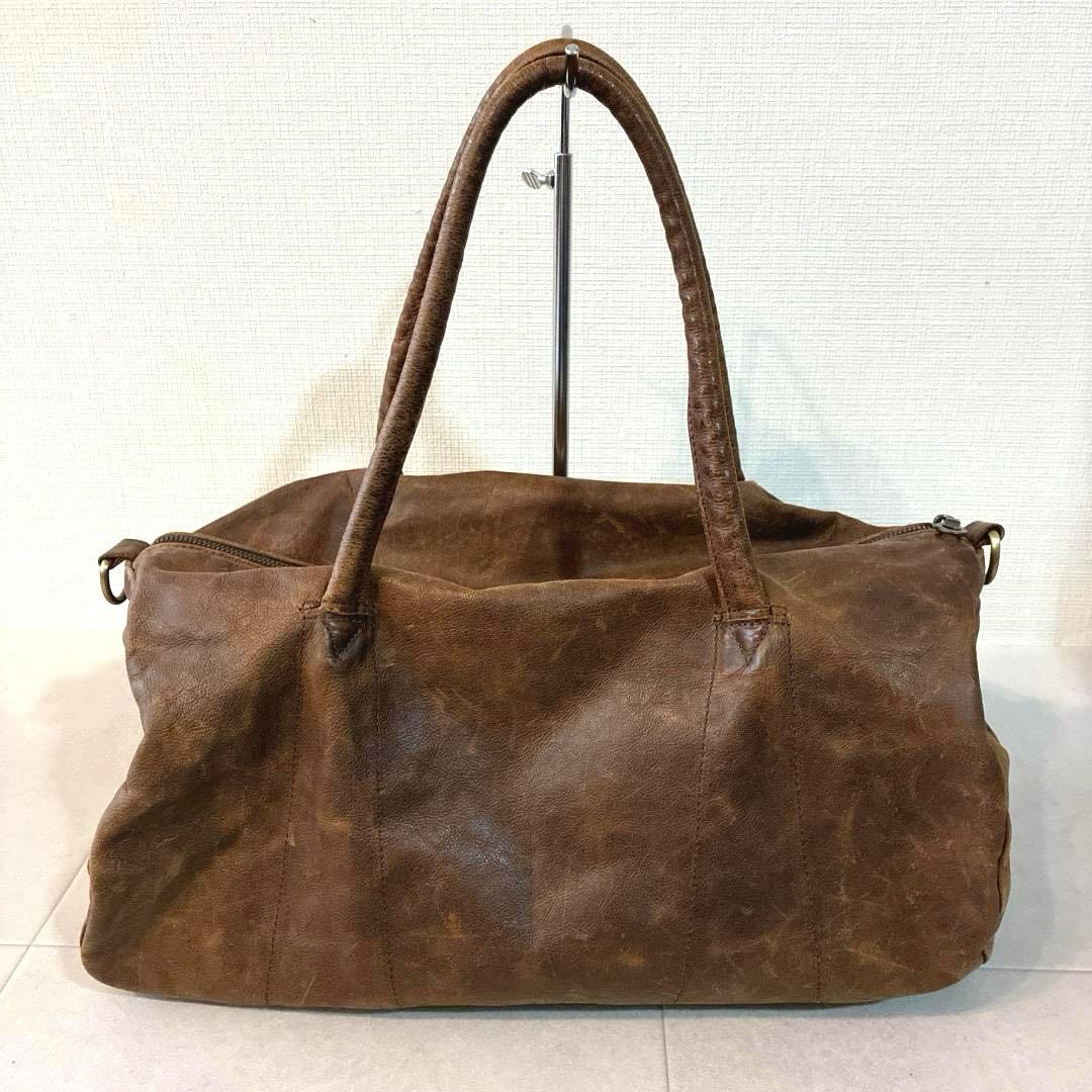 良品 Jas.M.B LIFT eCRU レザー ボストンバッグ リフト代官山