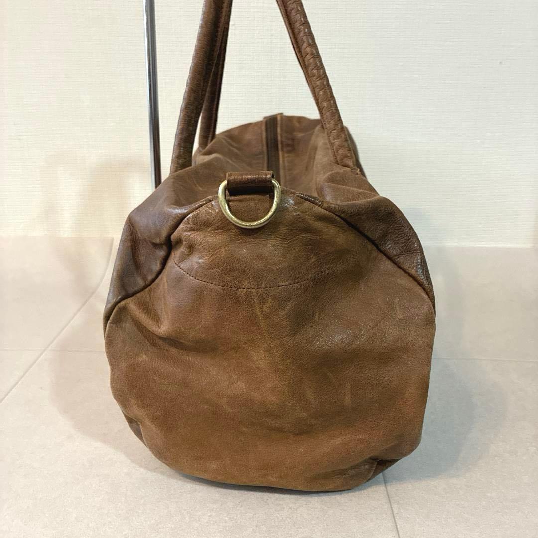 良品 Jas.M.B LIFT eCRU レザー ボストンバッグ リフト代官山