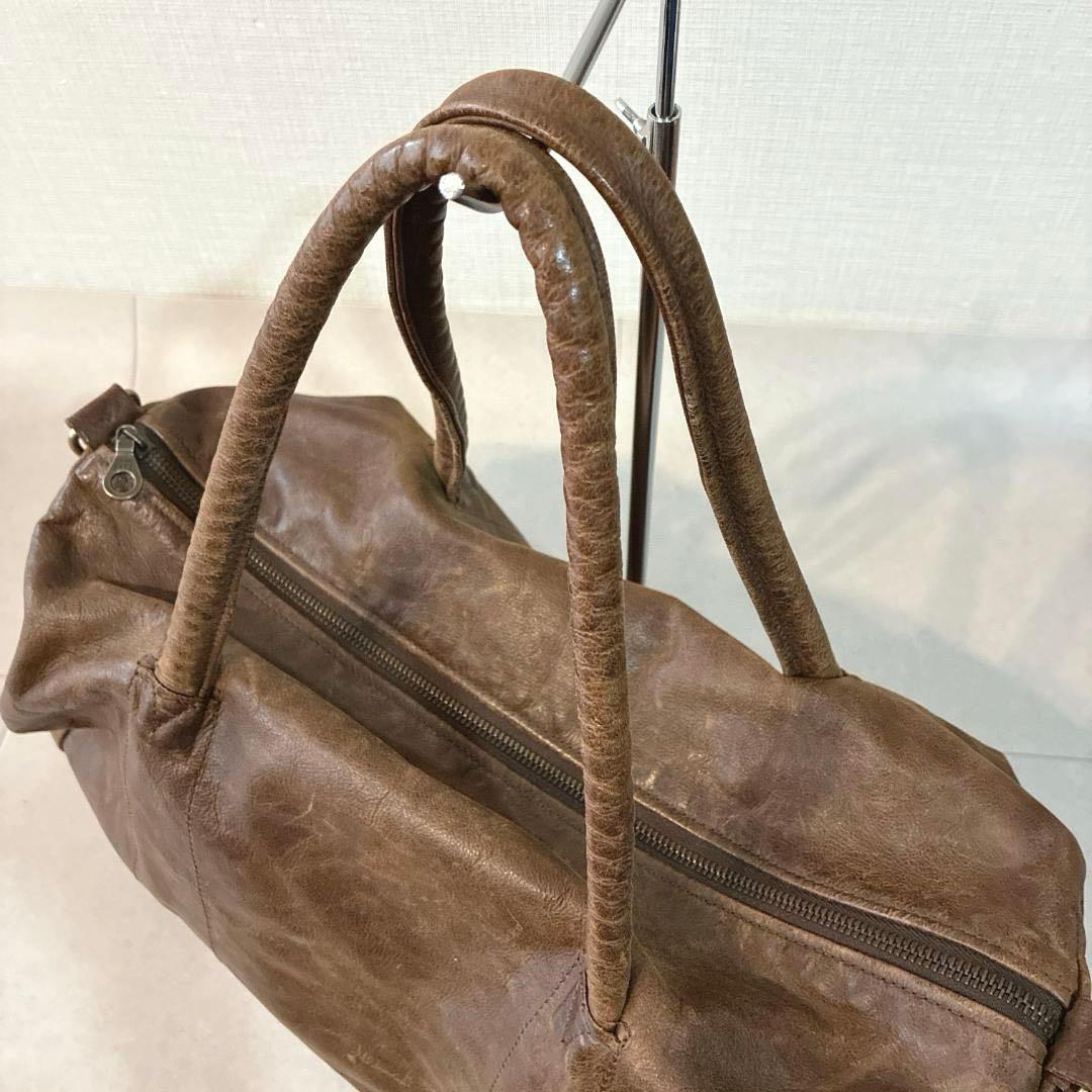 良品 Jas.M.B LIFT eCRU レザー ボストンバッグ リフト代官山