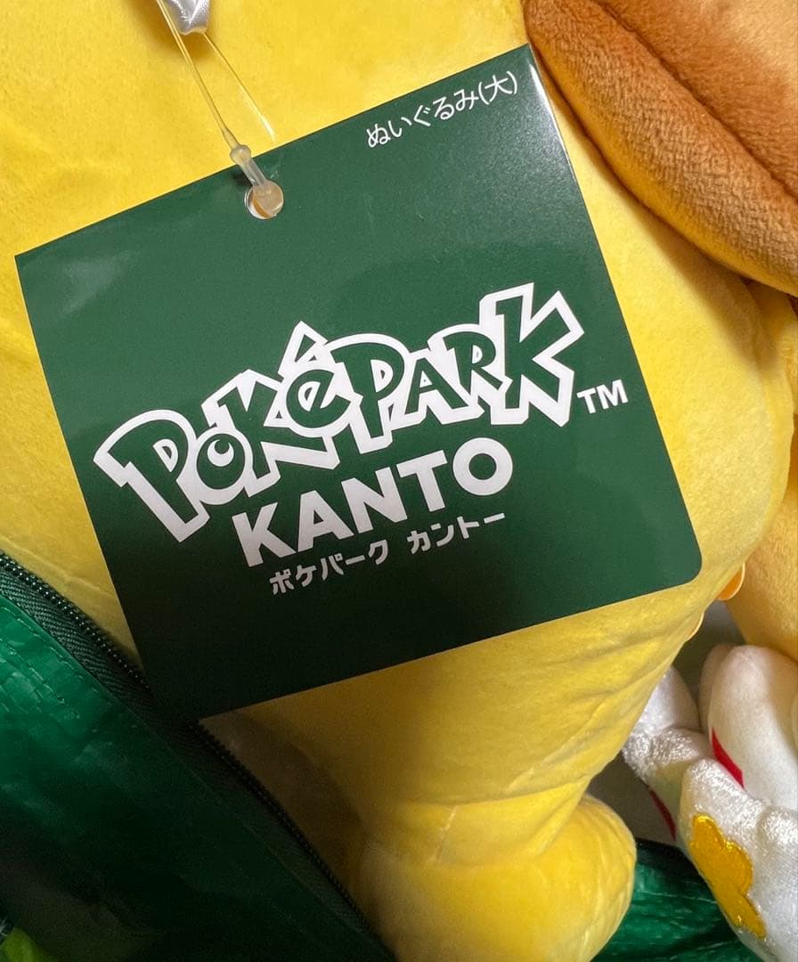 ポケモン　ポケパークカントー　ピカチュウ　ぬいぐるみ特大