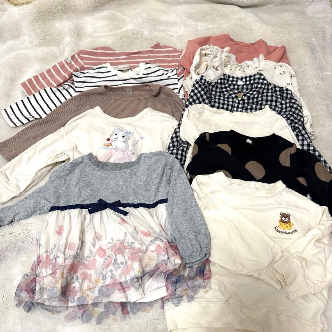 女の子服　80サイズ　プティマインなどまとめ売り　50着以上