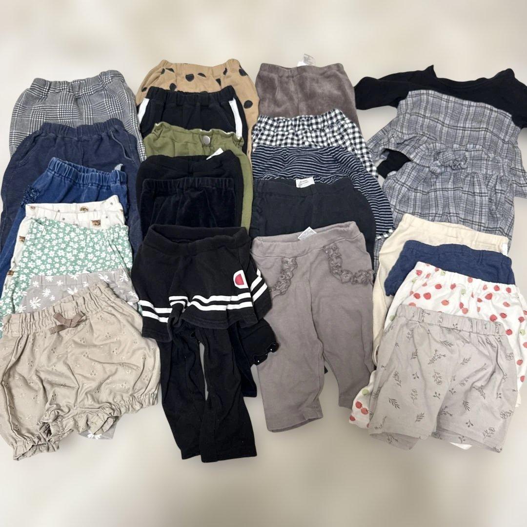 女の子服　80サイズ　プティマインなどまとめ売り　50着以上
