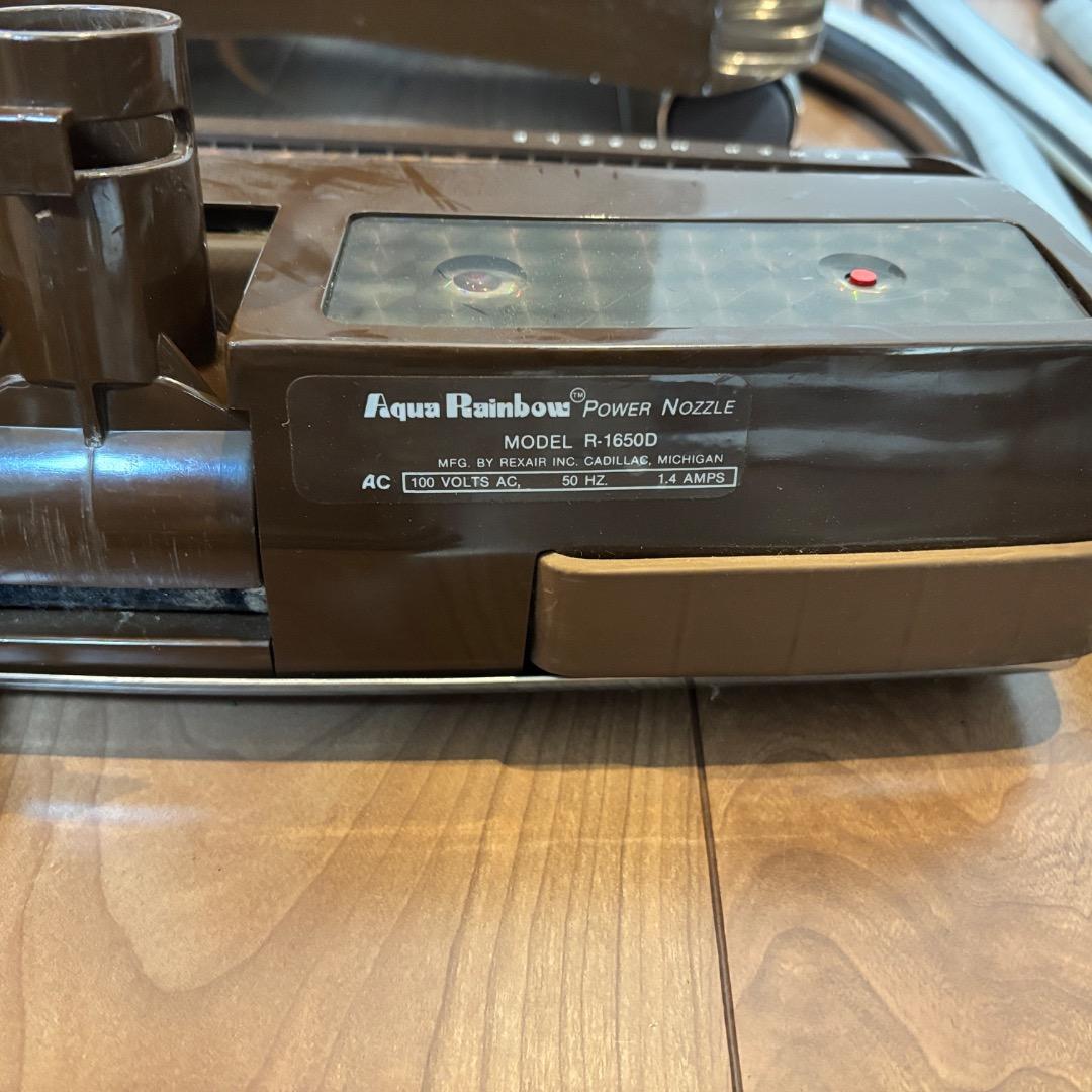 レックスエア社 アクアレインボー D-3F 水フィルター 掃除機 1980年製