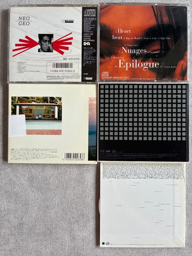 坂本龍一CD5枚『ネオ・ジオ』『ハートビート』『BTTB』『the very』他