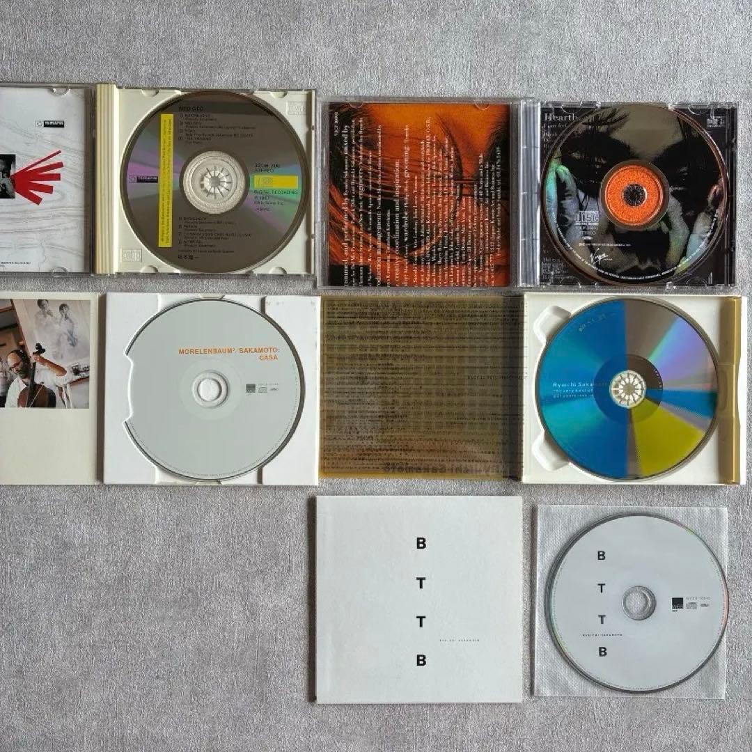 坂本龍一CD5枚『ネオ・ジオ』『ハートビート』『BTTB』『the very』他