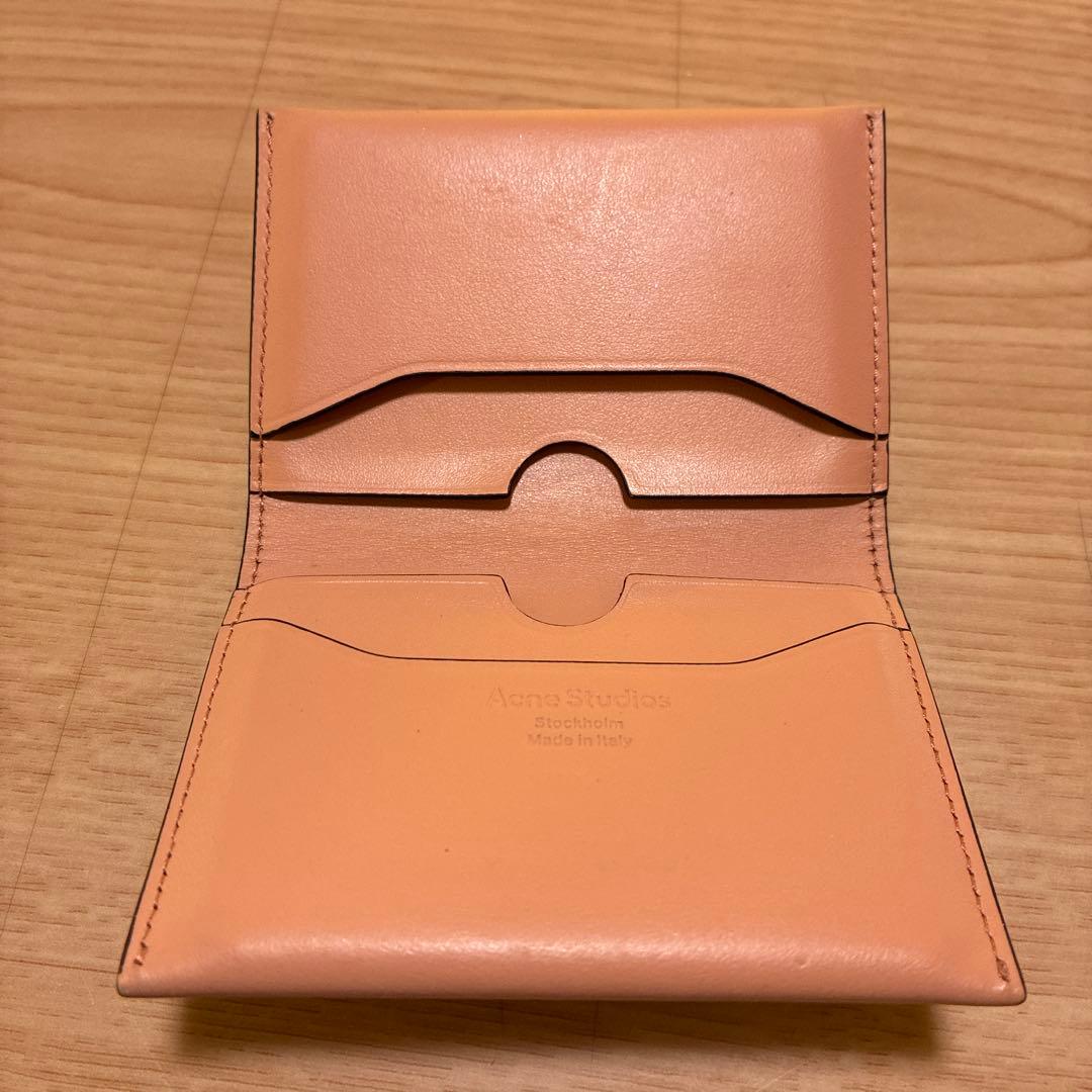 acne studios カードケース　ピンク