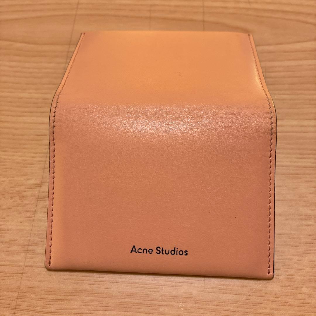 acne studios カードケース　ピンク