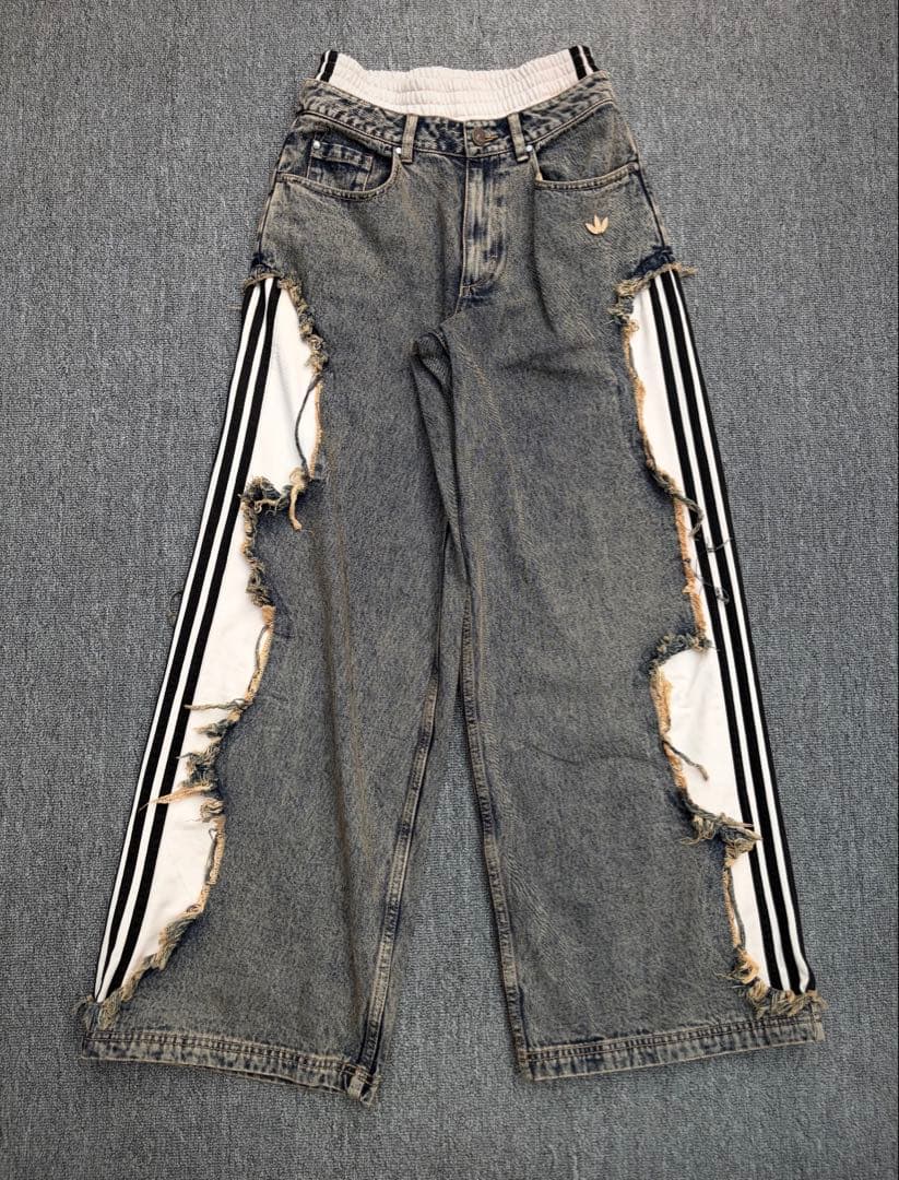 日本未発売XL ADILENIUM JOGGERSデニムパンツKY5193