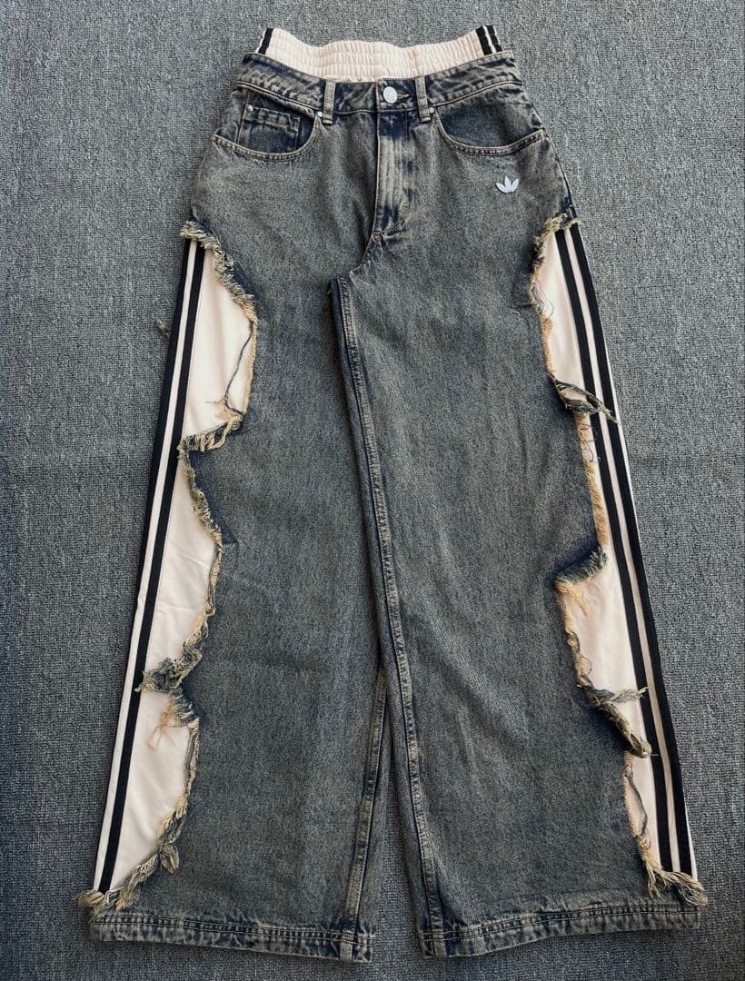 日本未発売XL ADILENIUM JOGGERSデニムパンツKY5193