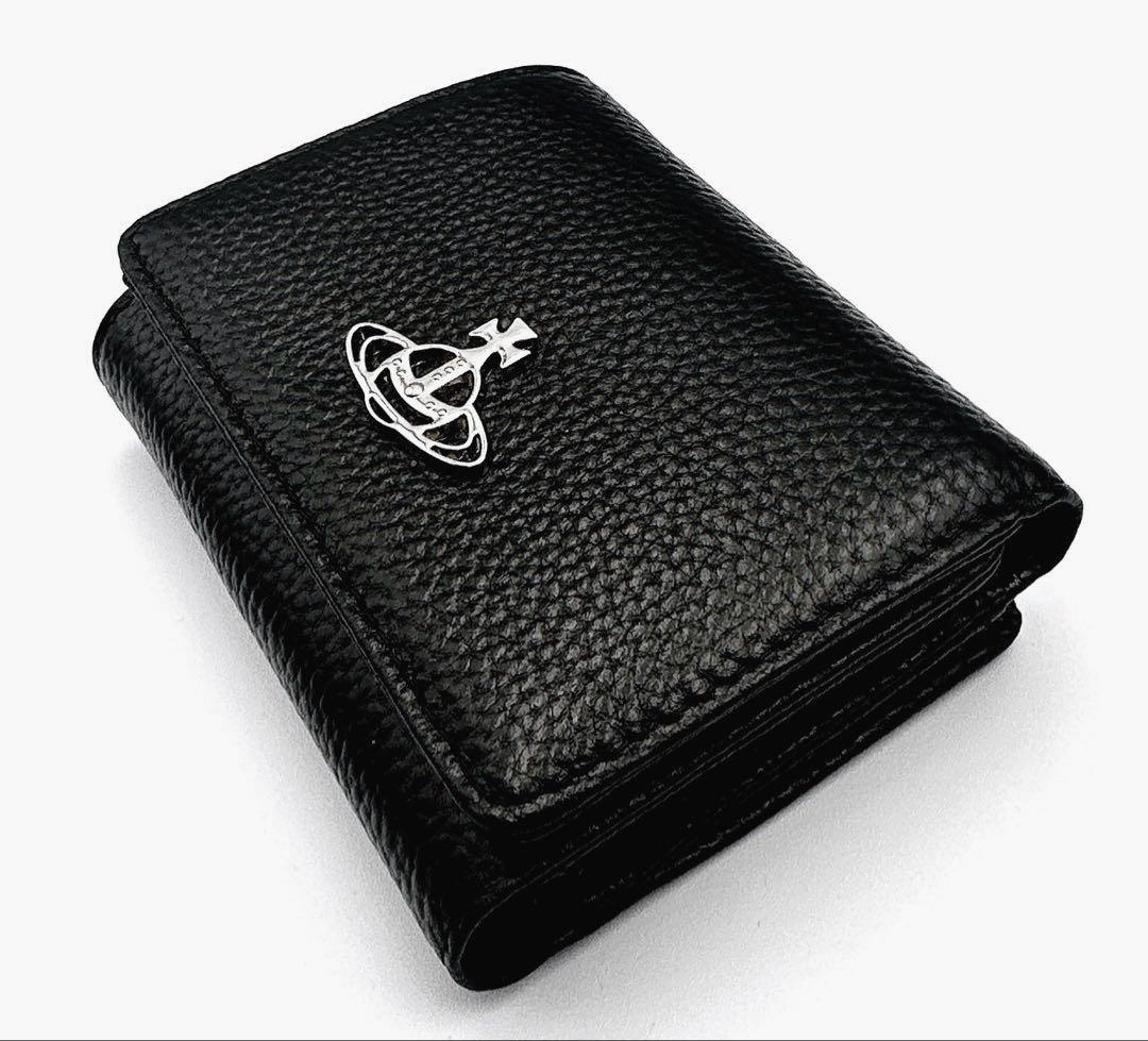 【新品✦素敵】Vivienne Westwood 三つ折り財布 ブラック/ 人気