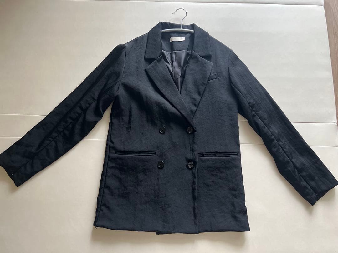 enof twill slit jacket Mサイズ　black