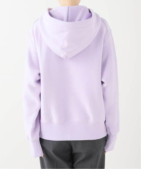 トップス JANE SMITH 14G PIMA COTTON FLEECE HOODIE