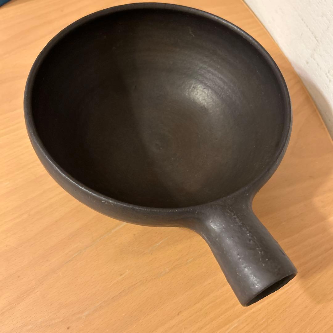 正島 克哉 片手土鍋 黒　大