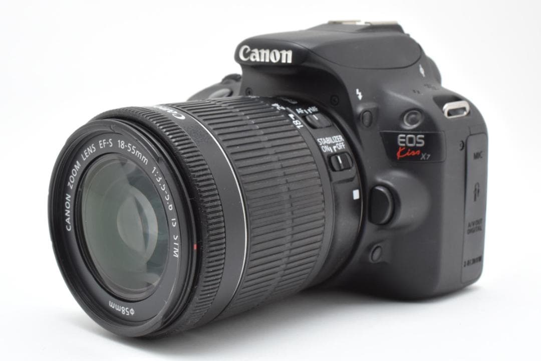 美品 Canon EOS Kiss X7 元箱付 初心者キット スマホ転送OK