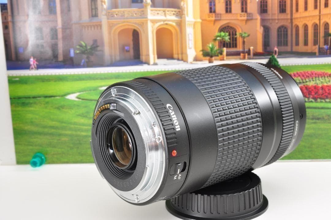 望遠レンズ キヤノン Canon 迫力の75-300mm レンズフード付き！