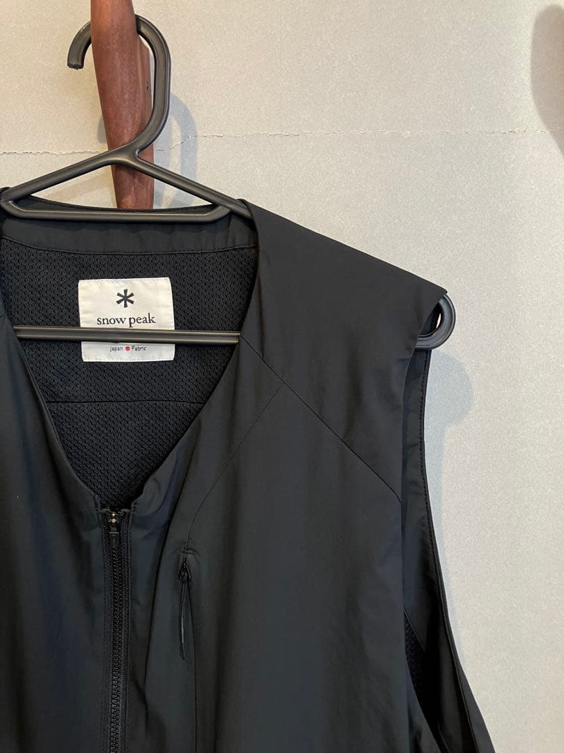【美品】 スノーピーク 2L Octa Vest ブラック メンズL