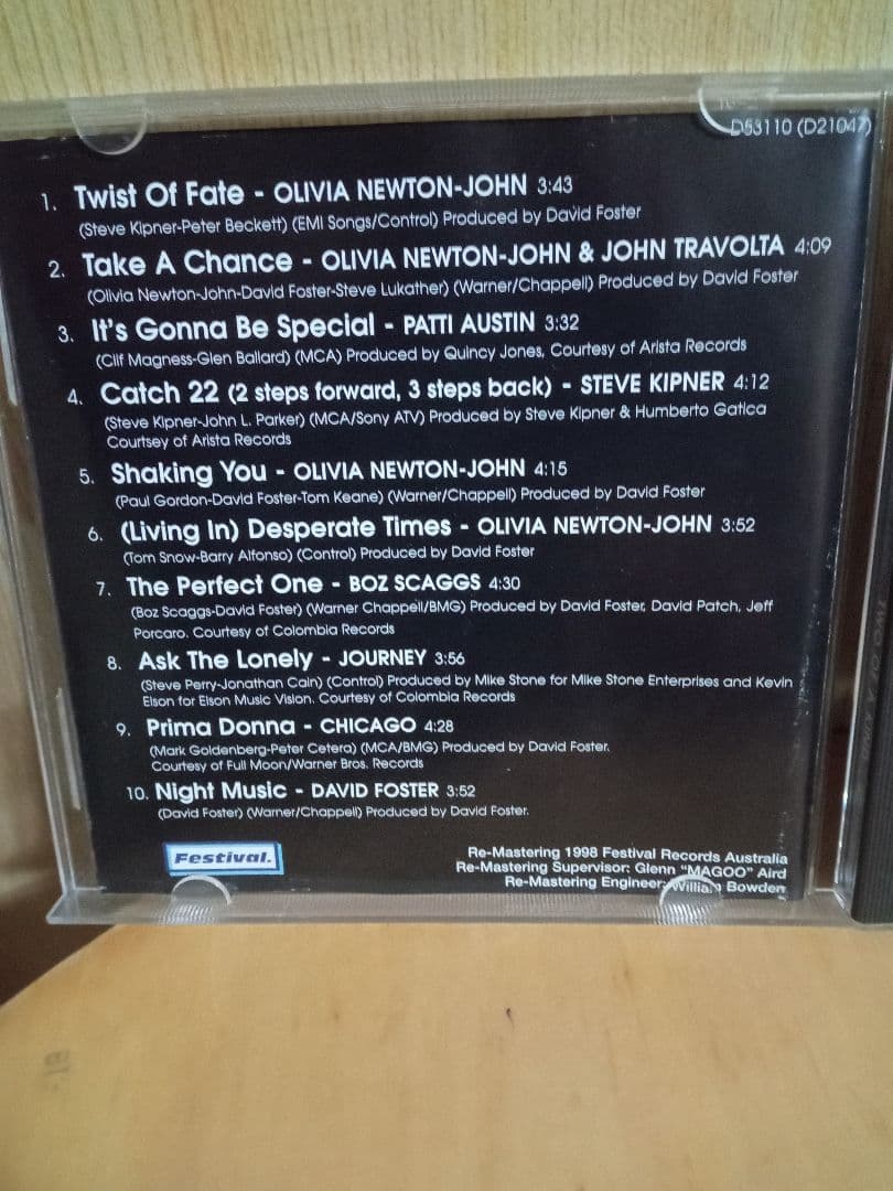 Two of a Kind 　サウンドトラック　リマスター　廃盤