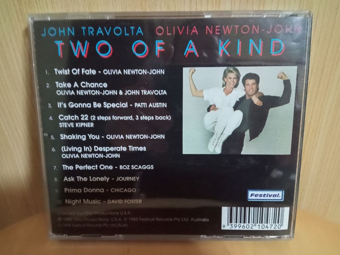 Two of a Kind 　サウンドトラック　リマスター　廃盤