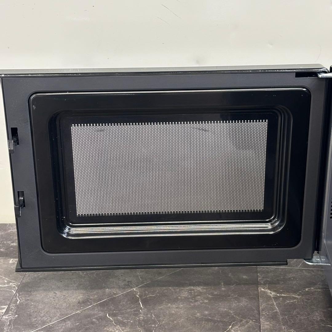 ω送料込！2022年製アイリスオーヤマ フラット電子レンジ PMB-F186-B