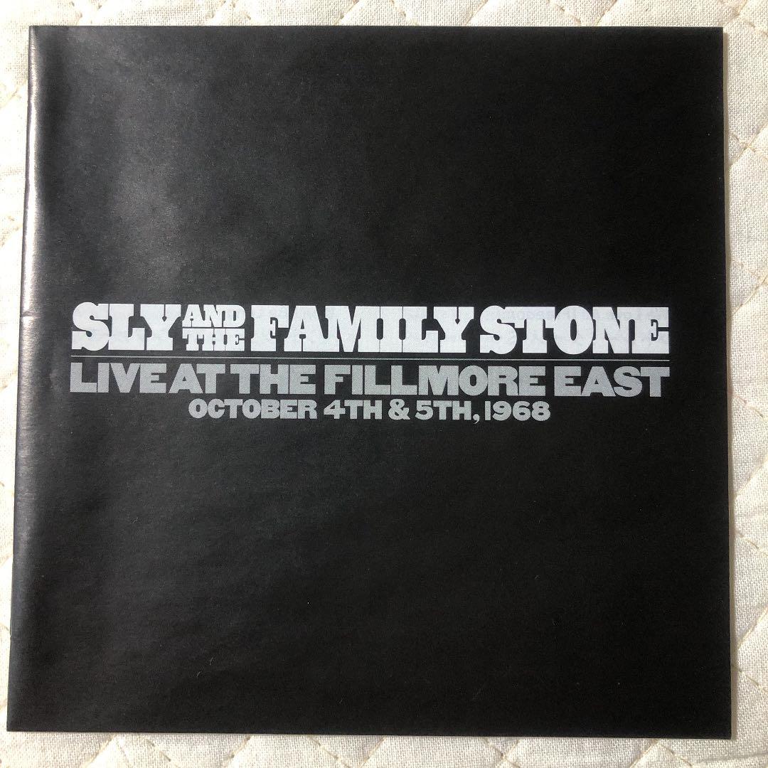 洋楽 SLY AND THE FAMILY STONE/ FILLMORE EAST