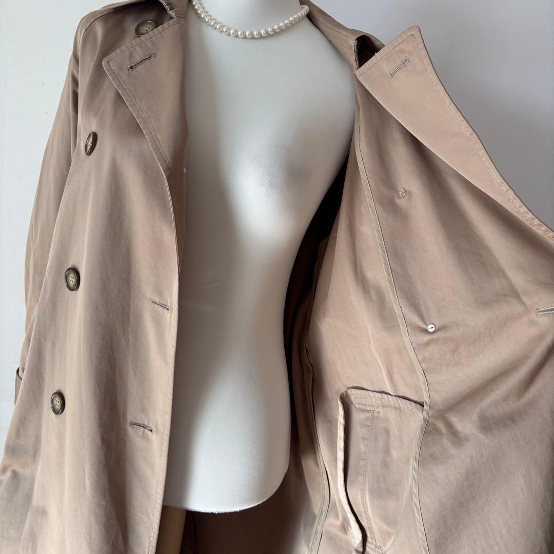 【美品】FRAMeWORK トレンチコート ベージュ ロング ベルト付き