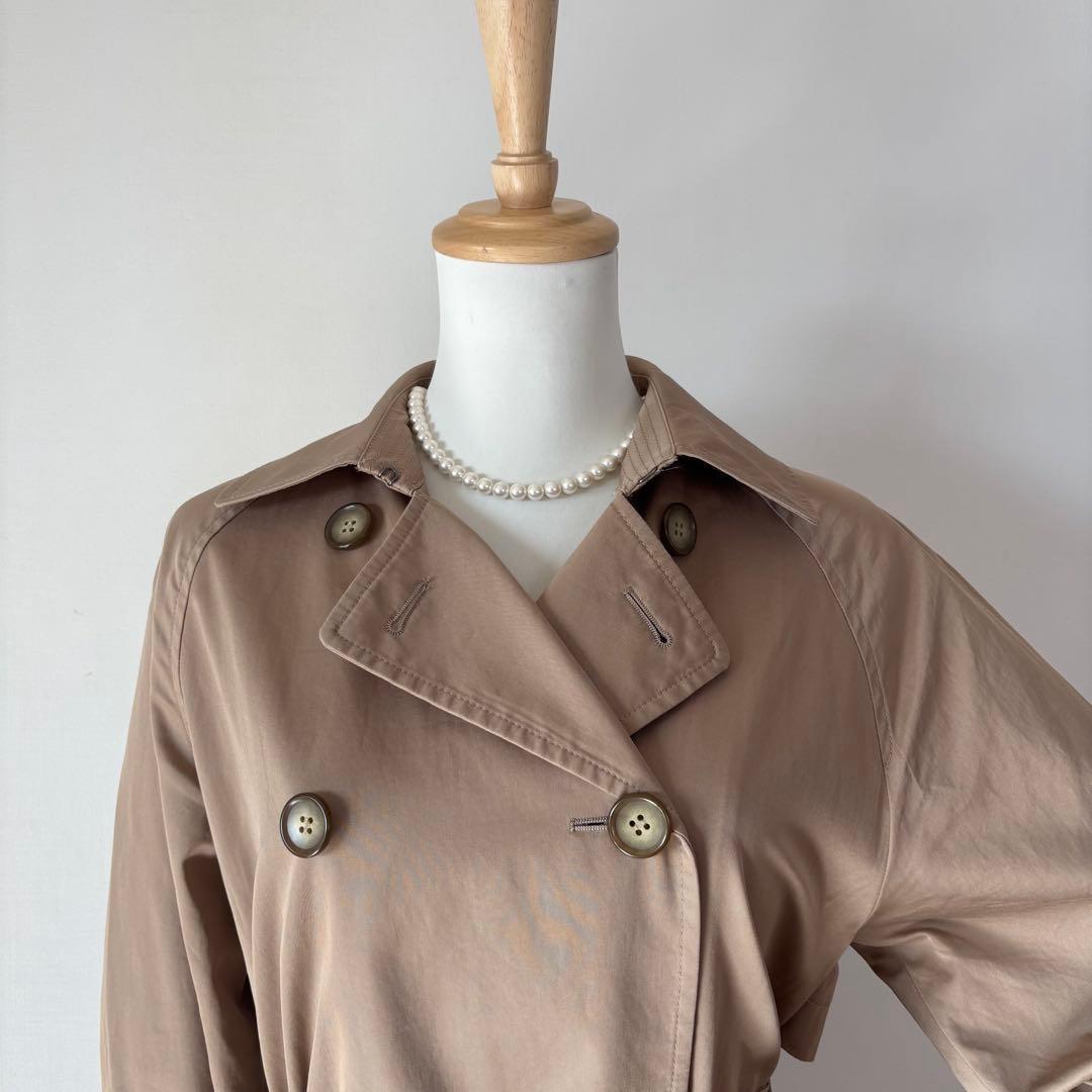 【美品】FRAMeWORK トレンチコート ベージュ ロング ベルト付き