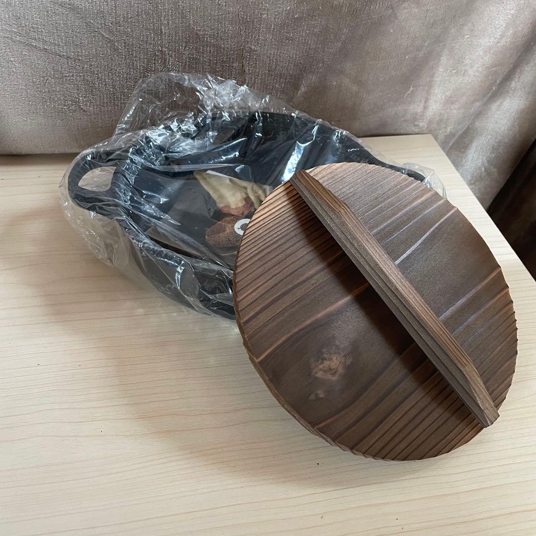 【未使用】　OIGEN オイゲン　南部鉄器　すき焼ぎょうざ鍋　直径20㎝