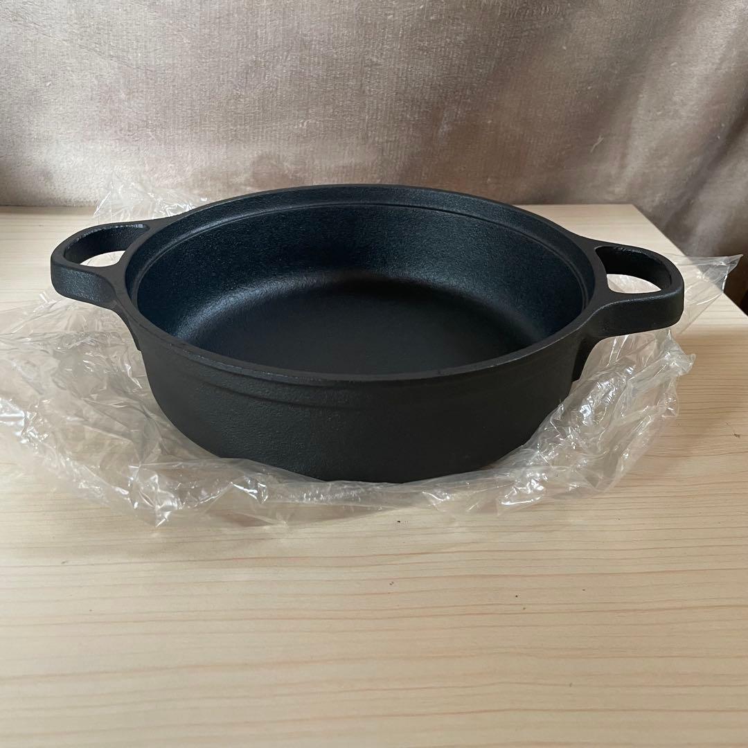 【未使用】　OIGEN オイゲン　南部鉄器　すき焼ぎょうざ鍋　直径20㎝