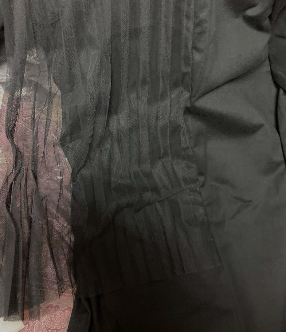zucca ブラック Tシャツ ワンピースフリルデザイン