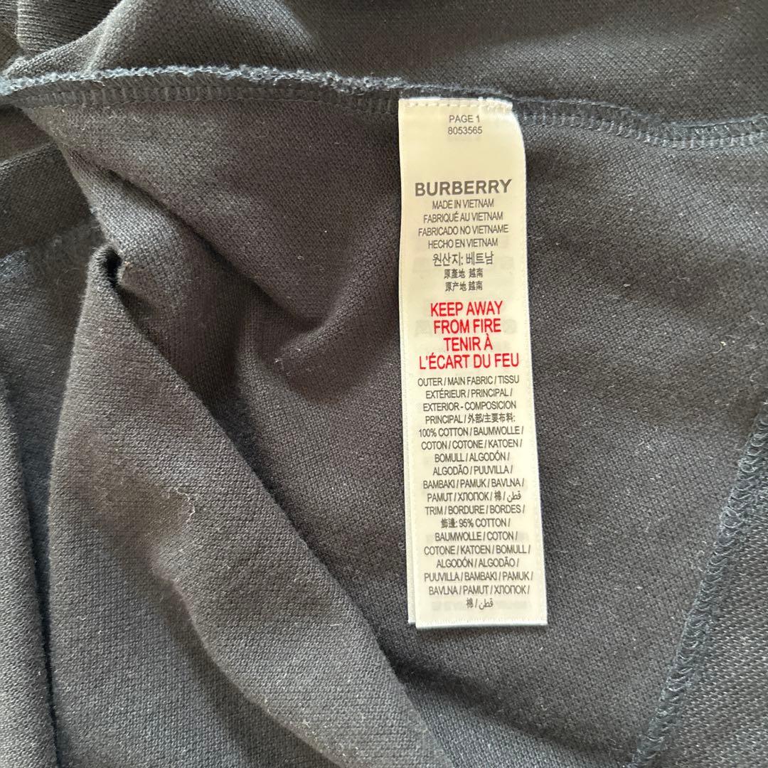 BURBERRY 半袖ワンピース 92cm ブラック