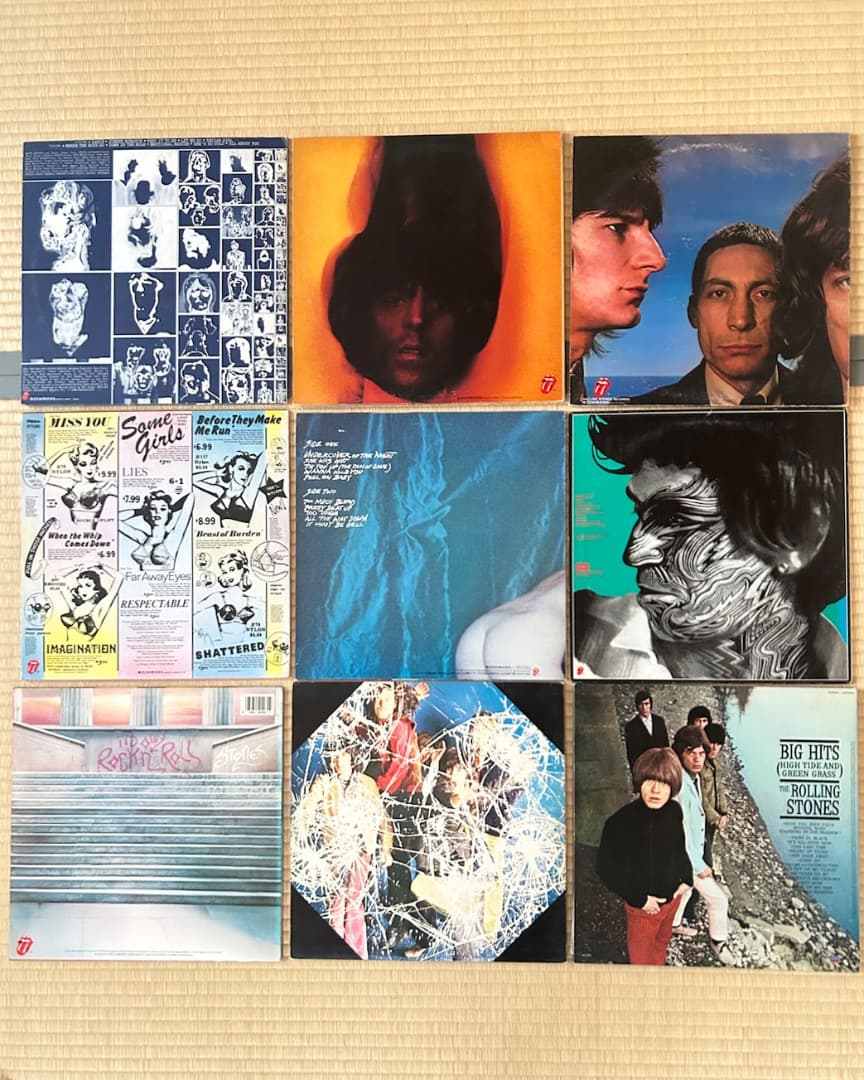 The Rolling Stones　貴重アナログレコード　9枚セット