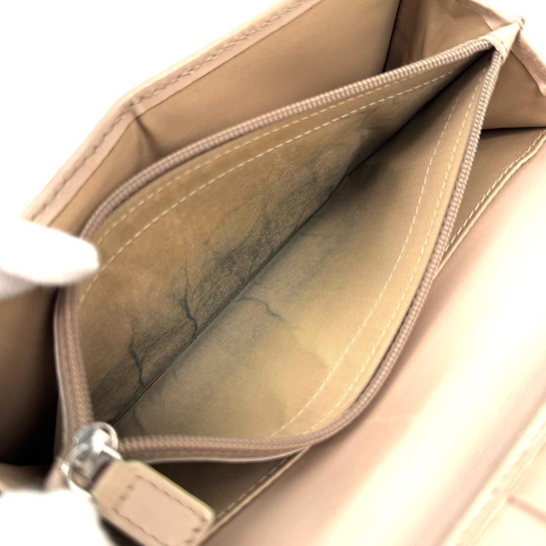 Christian Dior トロッター柄 長財布 ベージュ PVC