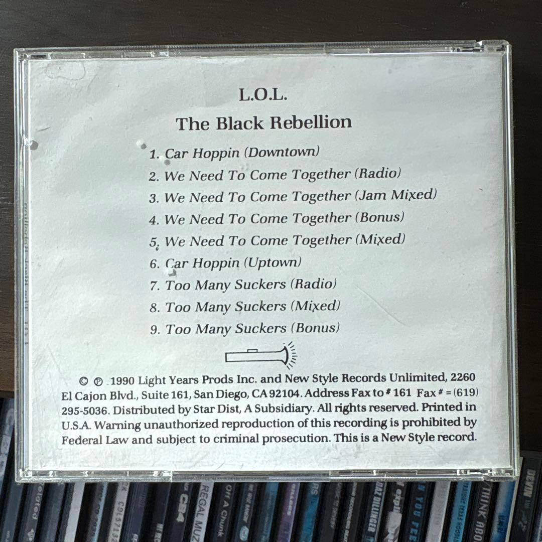 洋楽 L.O.L. The Black Rebellion g rap