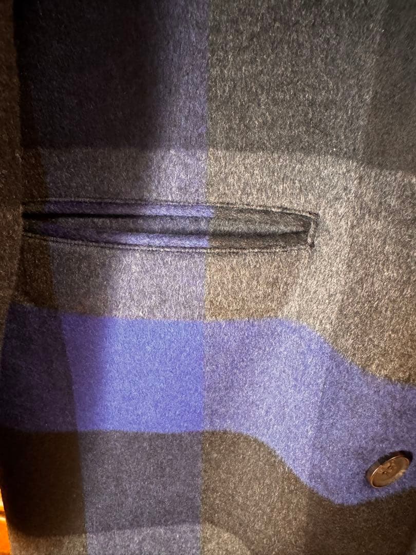 ok.soon / buffalo check wool coat / 未使用