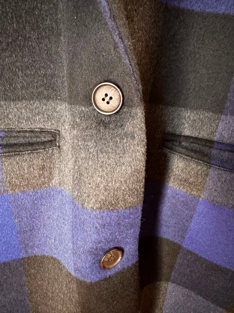 ok.soon / buffalo check wool coat / 未使用