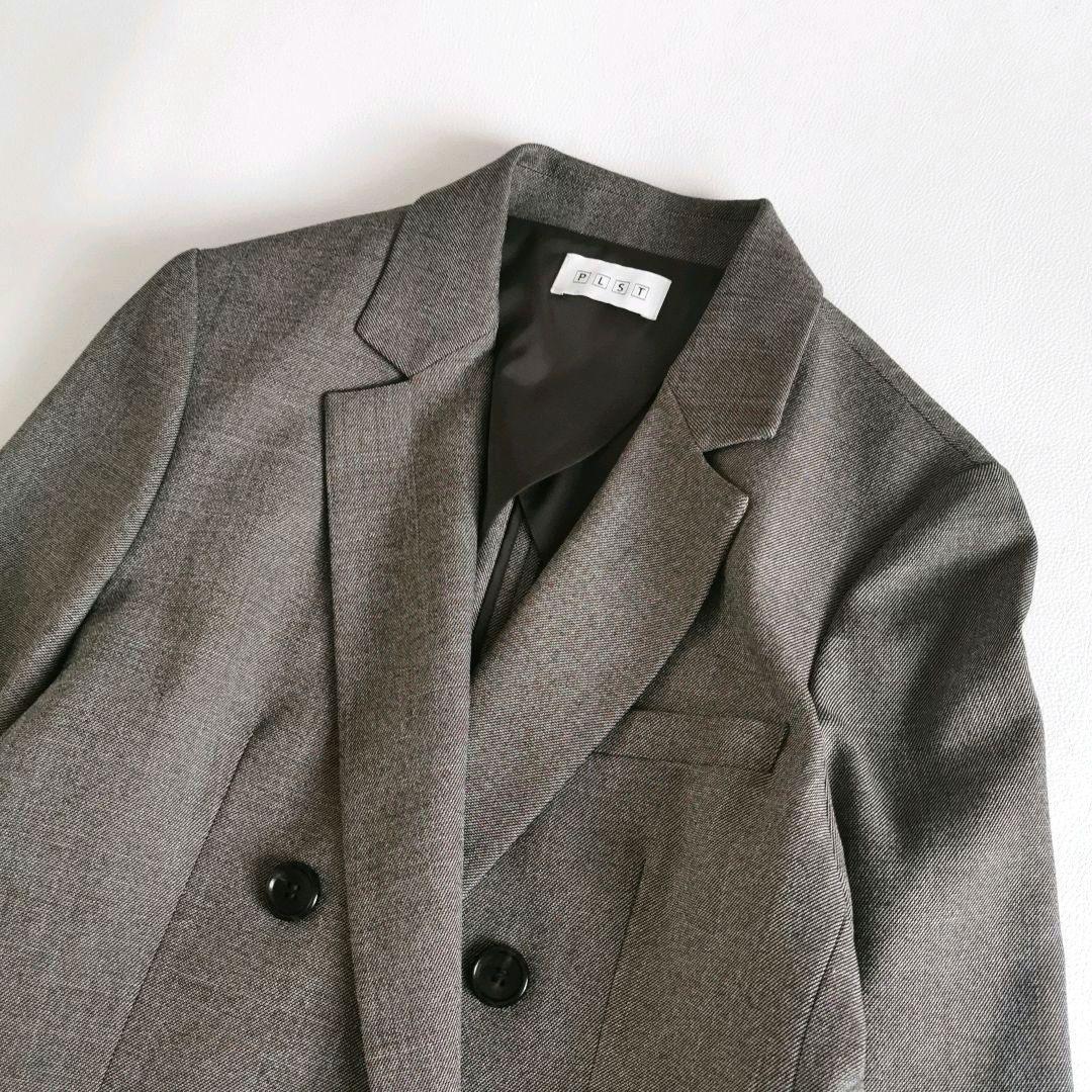 【美品✨】プラステ ツイルダブルブレストジャケット L