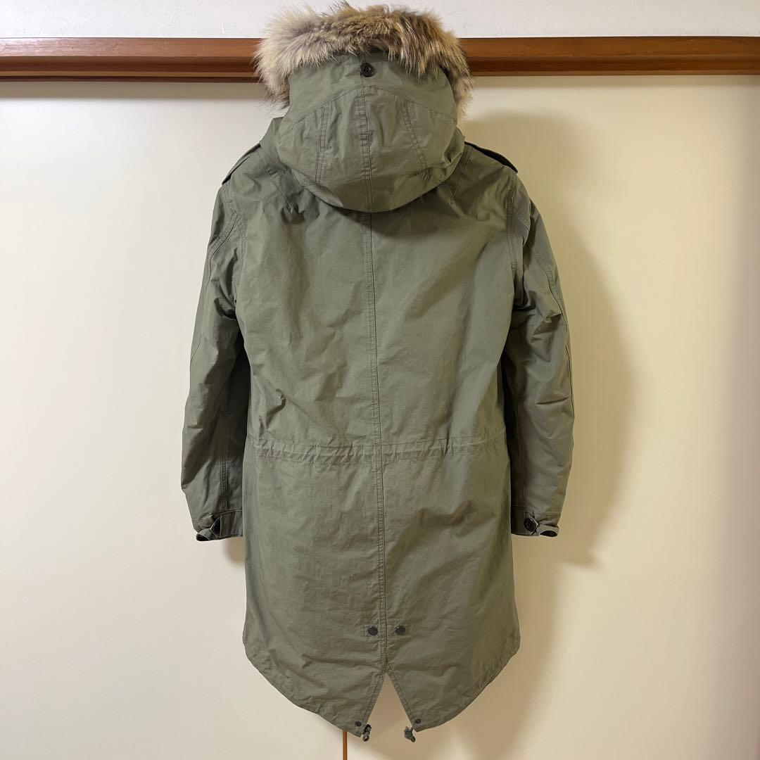 【美品】ATTACHMENT 17aw ハイカウントウェザー モッズコート