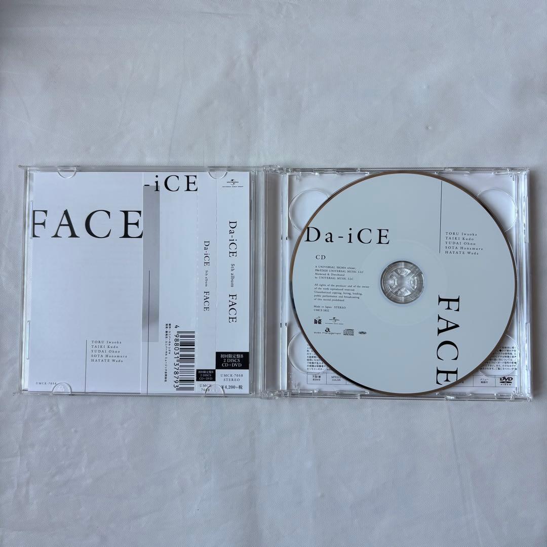 Da-iCE FACE 初回限定盤A.B.C 3点セット