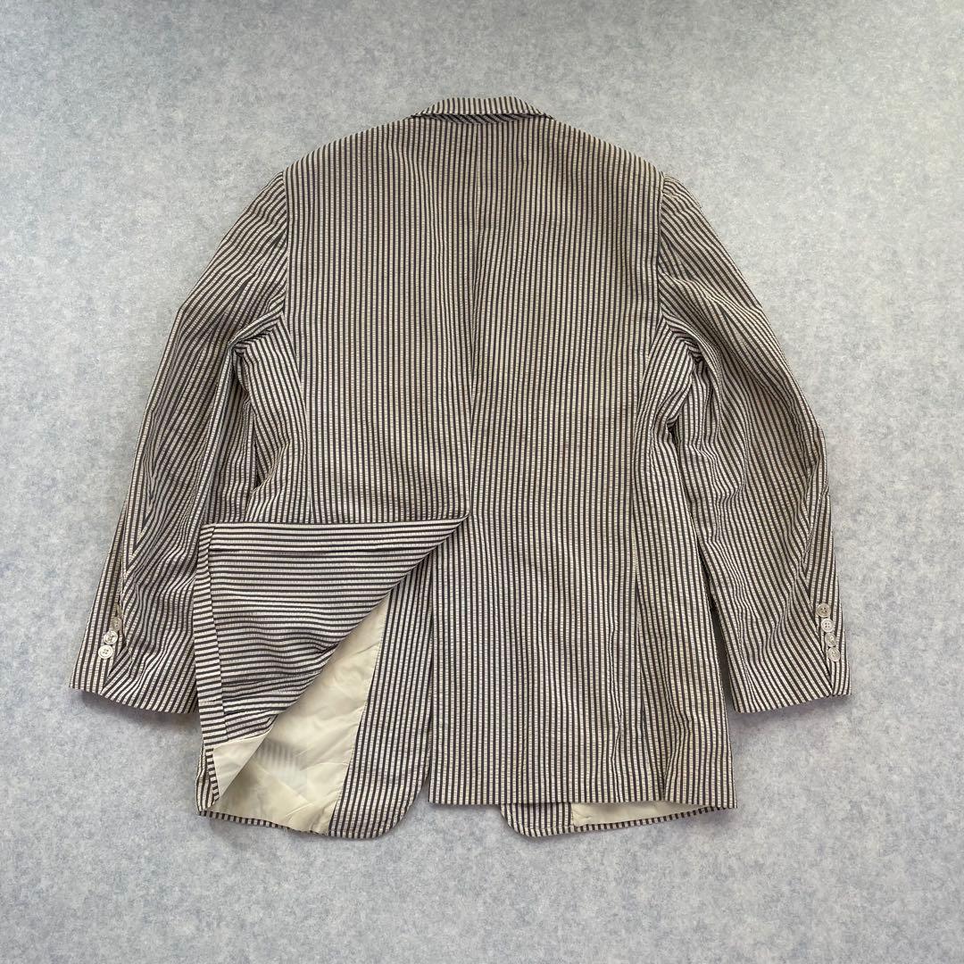 希少vintage HASPEL シアサッカー ストライプ テーラードジャケット