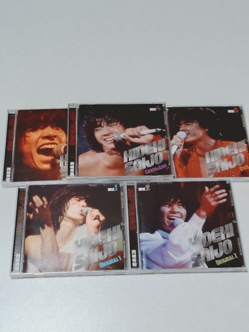 【美品】西城秀樹 絶叫・情熱 ・感激CD4+DVD1枚セット