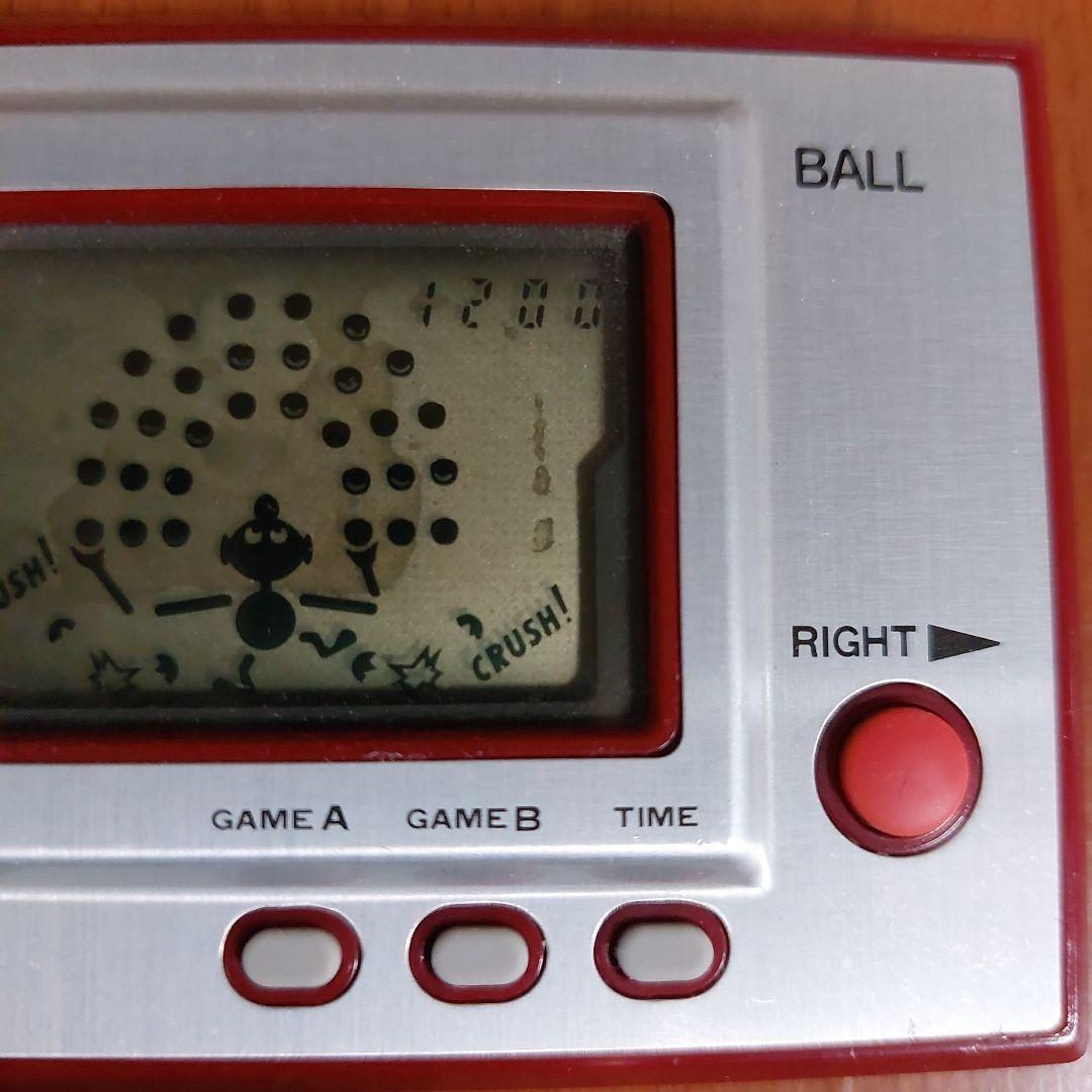 任天堂 GAME & WATCH BALL 1980年初期版 電池蓋なし