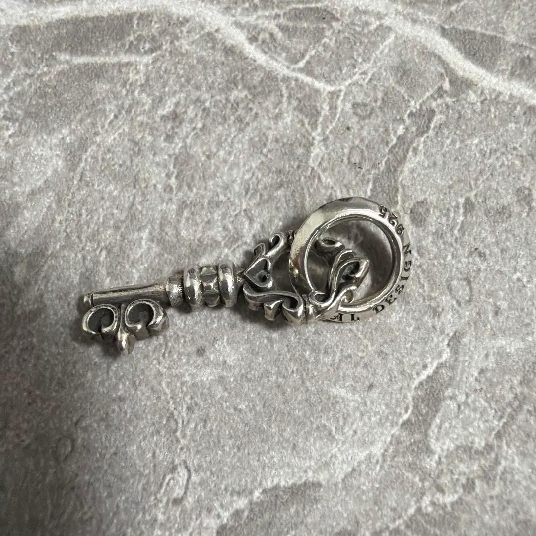 DEAL DESIGN キートップ トランプ 鍵モチーフ シルバー 925 キー