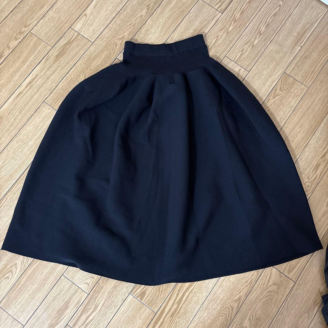CFCL スカート　pottery skirt 0 黒　ブラック