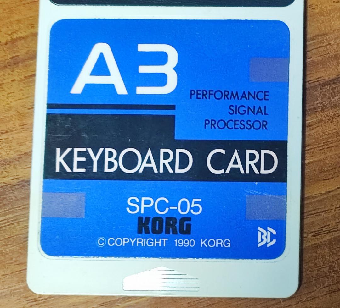 KORG A2/A3用カード SPC-05 KEYBOARD CARD