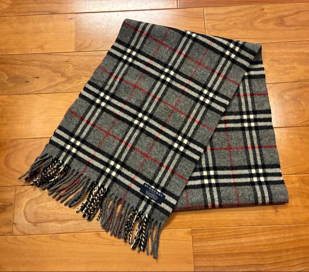 BURBERRY LONDON バーバリーロンドン ウール　毛　マフラー 2枚