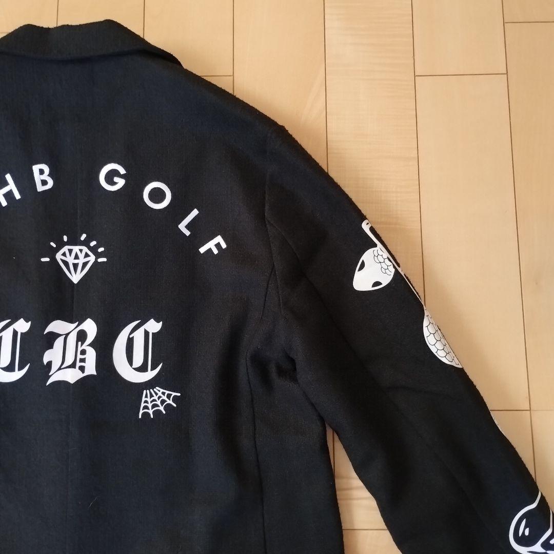 【BAGARCH】BGHB GOLF テーラードジャケット/AK-69/黒/L