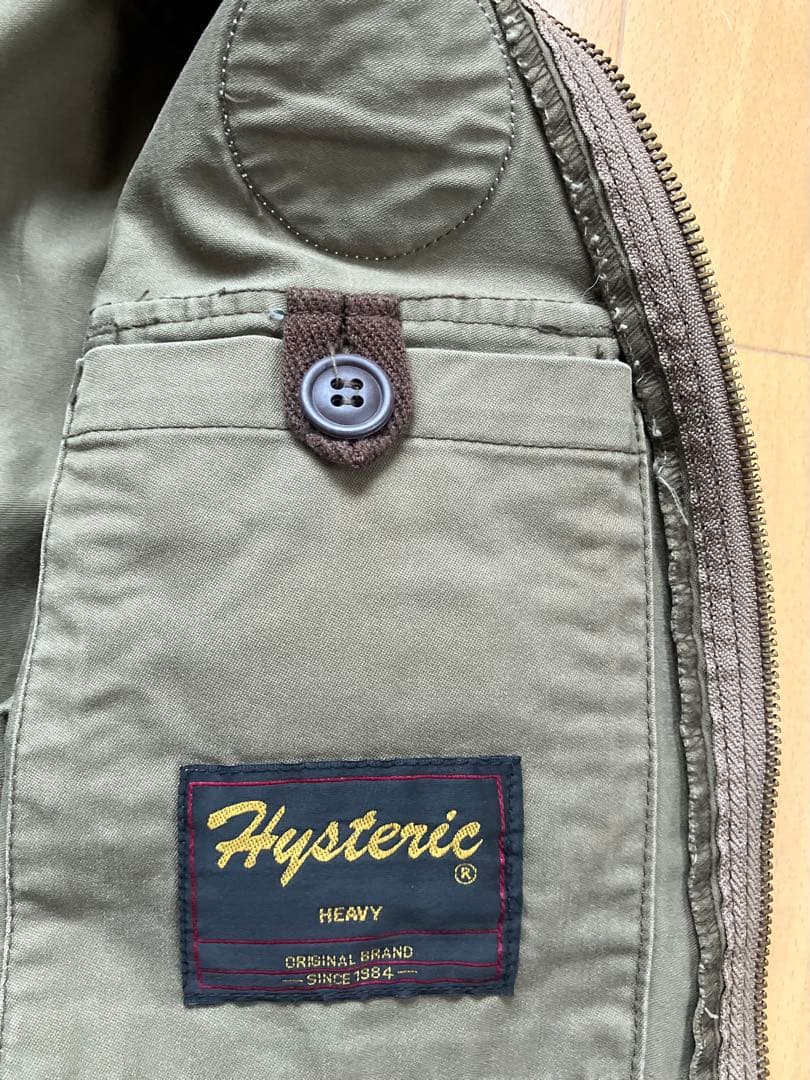 HYSTERIC GLAMOUR ヒステリックグラマー＊カーキワッペンジャケット