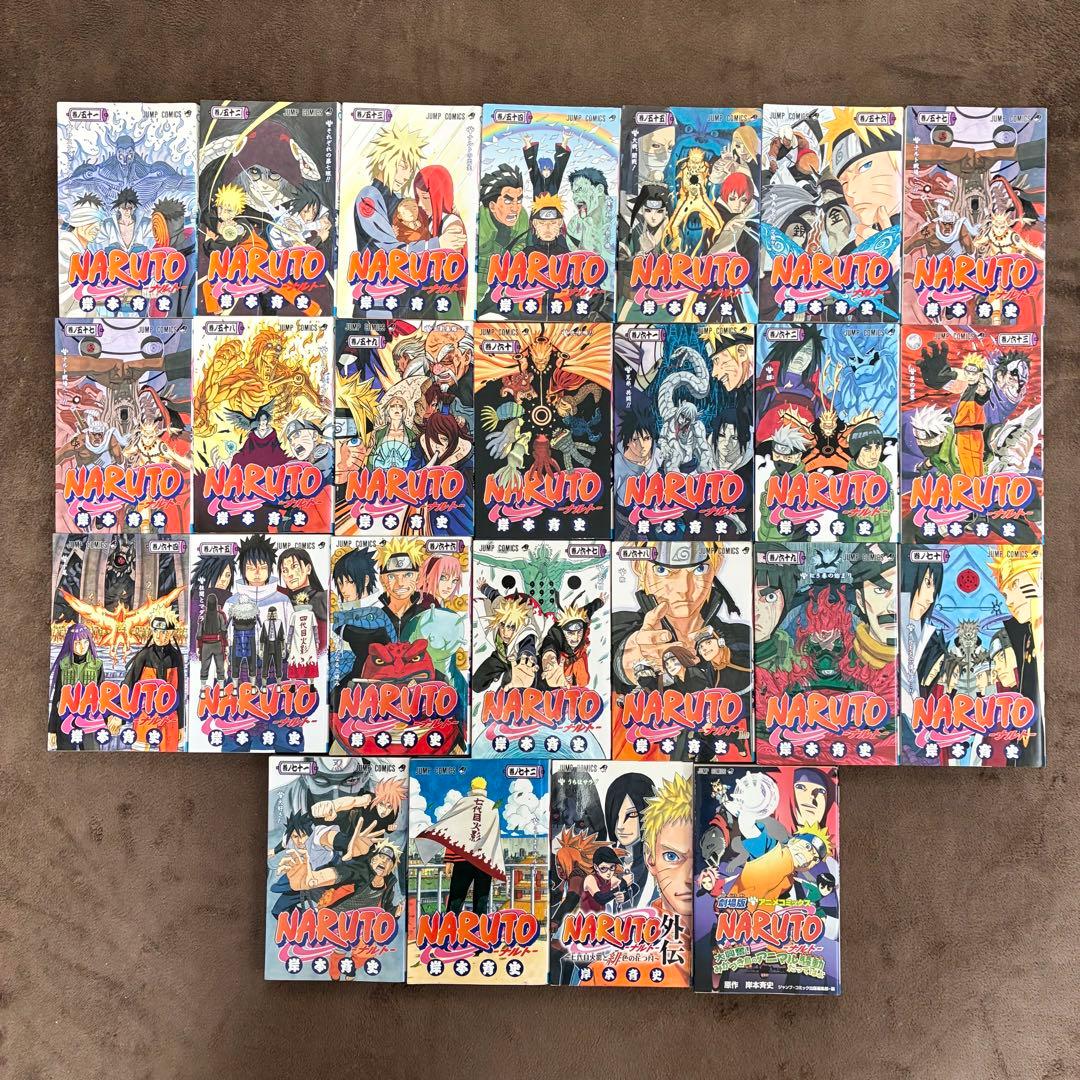 (様子見て価格調整します)ナルト naruto 全巻初版 外伝 セット