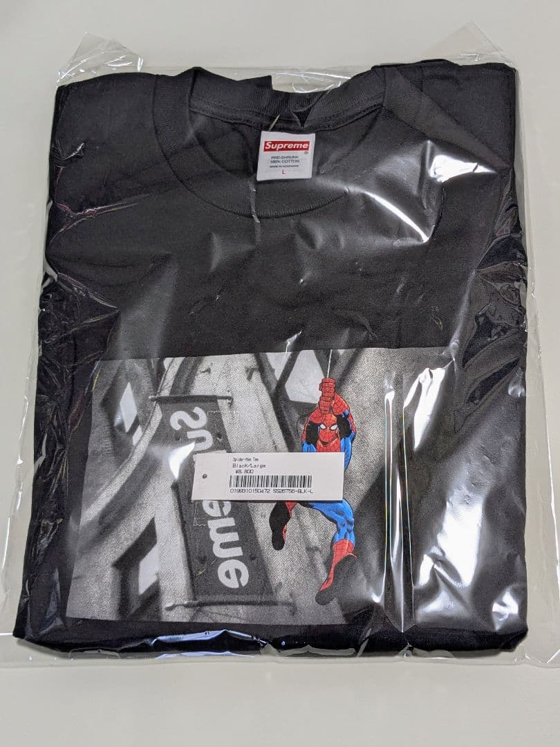Supreme Spider-Man Tee black L ノベルティ付